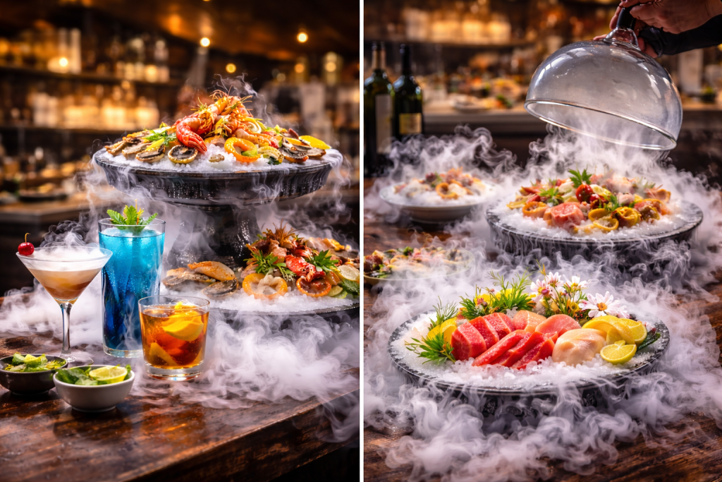 Contactar para entrega urgente de hielo seco para restaurantes en Madrid