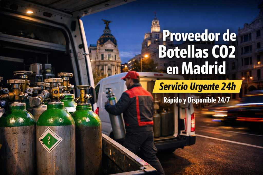 Proveedor de Botellas CO2 en Madrid