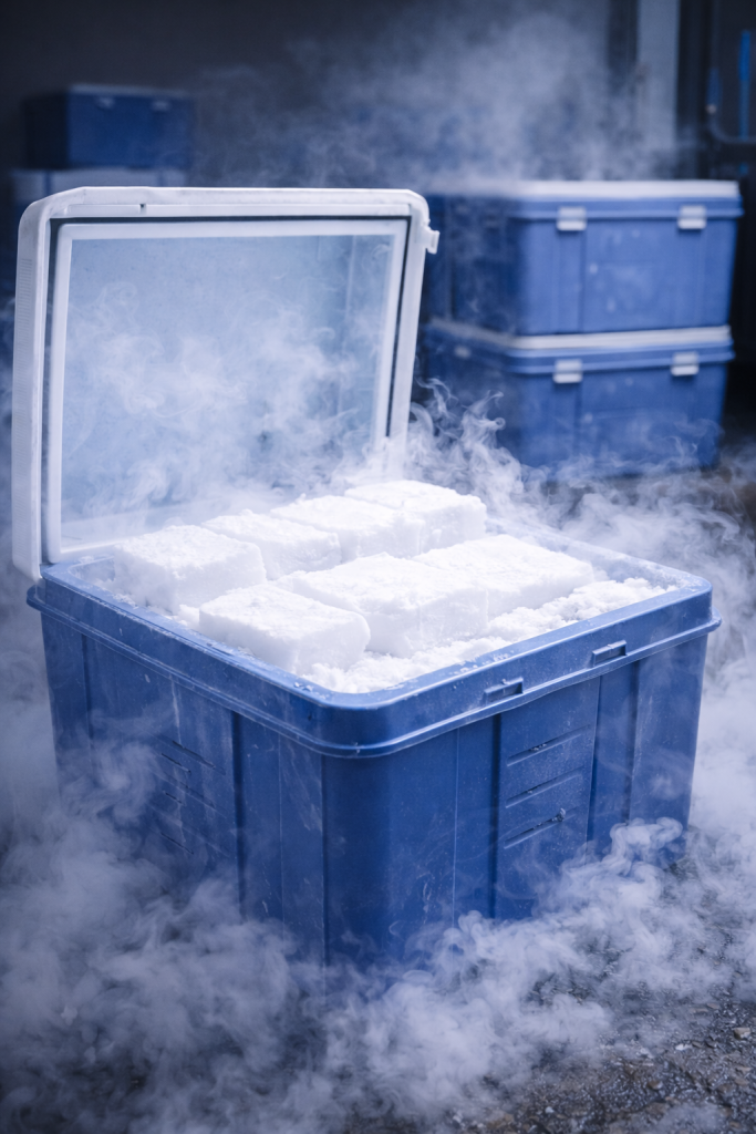 Servicio urgente de hielo seco para institutos en Madrid